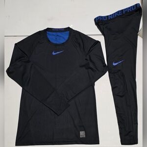 Nike Pro Dri-Fit Compression (SET) Blue Reveal